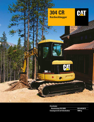 Miniexcavadoras Caterpillar 304 C R