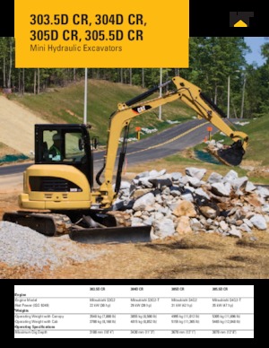 Miniexcavadoras Caterpillar 305.5D