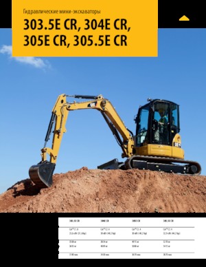 Miniexcavadoras Caterpillar 305E CR