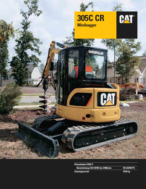 Miniexcavadoras Caterpillar 305C CR