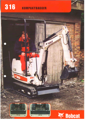 Miniexcavadoras Bobcat 316 D