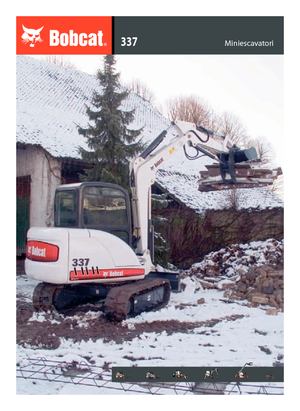 Miniexcavadoras Bobcat 337 G