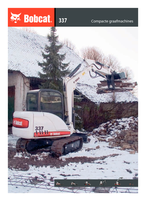 Miniexcavadoras Bobcat 337 G