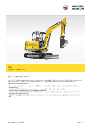 Miniexcavadoras Neuson 3503