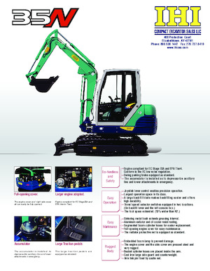 Miniexcavadoras IHI 35N-3