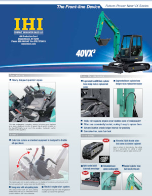Miniexcavadoras IHI 40VX-3