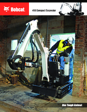 Miniexcavadoras Bobcat 418