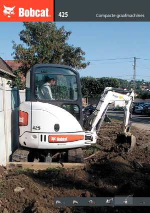 Miniexcavadoras Bobcat 425