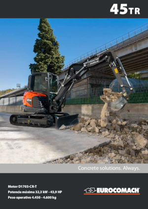 Miniexcavadoras Eurocomach 45 TR