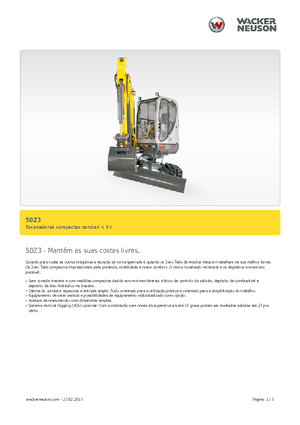 Miniexcavadoras Neuson 50 Z 3