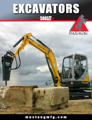 Miniexcavadoras Mustang 5003ZT