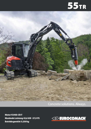 Miniexcavadoras Eurocomach 55 TR