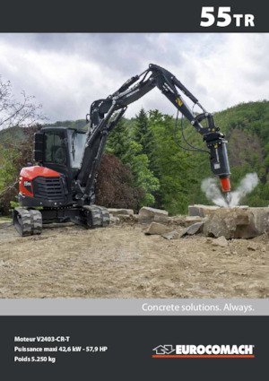Miniexcavadoras Eurocomach 55 TR
