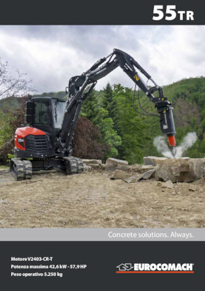 Miniexcavadoras Eurocomach 55 TR