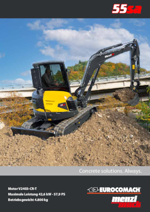 Miniexcavadoras Eurocomach 55sa