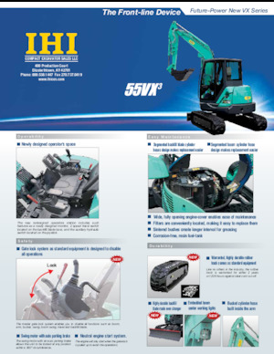 Miniexcavadoras IHI 55VX-3