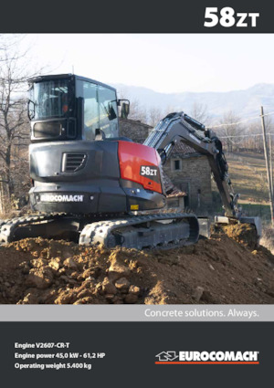 Miniexcavadoras Eurocomach 58 ZT