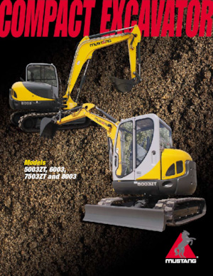 Miniexcavadoras Mustang 6003