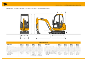 Miniexcavadoras JCB 8018 CTS