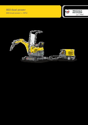 Miniexcavadoras Wacker Neuson 803 dual power