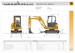 Miniexcavadoras JCB 8035 ZTS