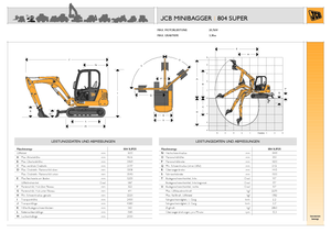 Miniexcavadoras JCB 804 Super
