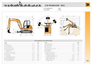 Miniexcavadoras JCB 8052