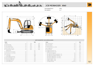 Excavadoras de orugas JCB 8060