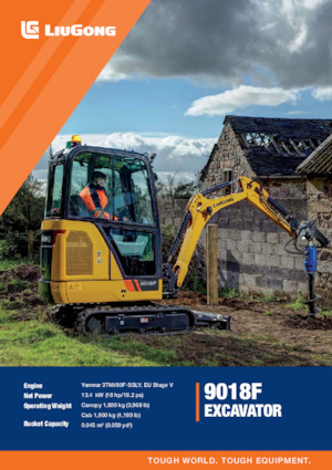 Miniexcavadoras Liugong 9018F