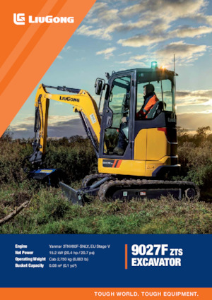 Miniexcavadoras Liugong 9027FZTS