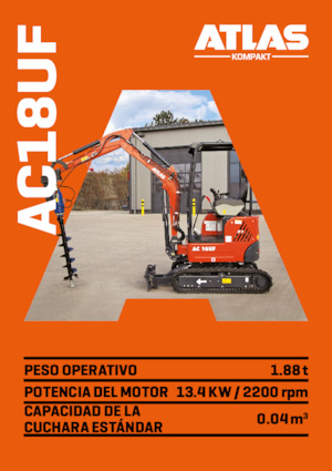 Miniexcavadoras Atlas Kompakt AC 18UF