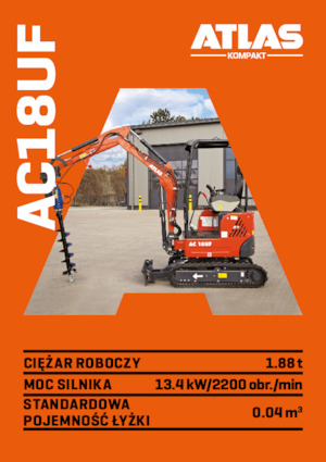 Miniexcavadoras Atlas Kompakt AC 18UF