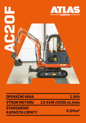 Miniexcavadoras Atlas Kompakt AC 20F