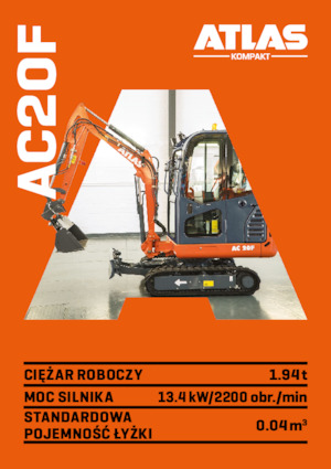 Miniexcavadoras Atlas Kompakt AC 20F
