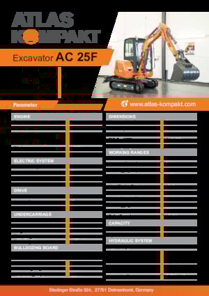 Miniexcavadoras Atlas Kompakt AC 25F 