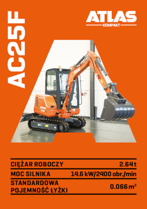 Miniexcavadoras Atlas Kompakt AC 25F 