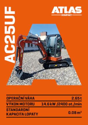Miniexcavadoras Atlas Kompakt AC 25UF