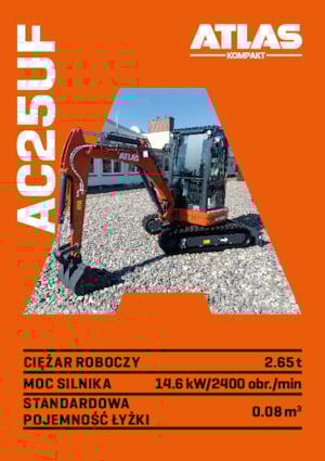 Miniexcavadoras Atlas Kompakt AC 25UF