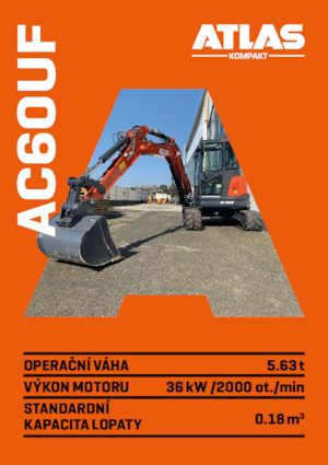 Miniexcavadoras Atlas Kompakt AC 60UF