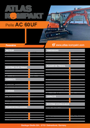 Miniexcavadoras Atlas Kompakt AC 60UF