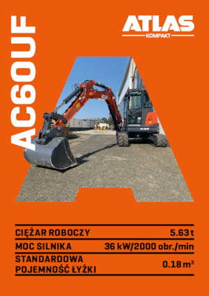 Miniexcavadoras Atlas Kompakt AC 60UF