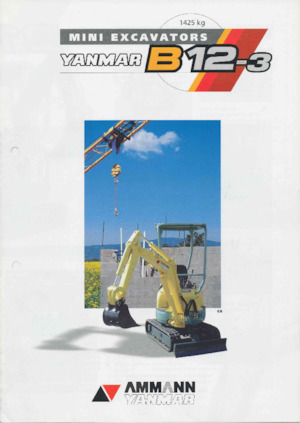 Miniexcavadoras Yanmar B 12-3