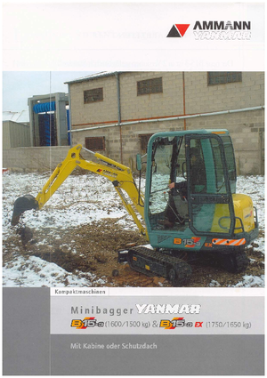 Miniexcavadoras Yanmar B 15-3 EX
