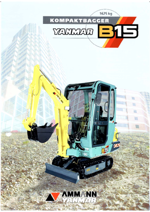 Miniexcavadoras Yanmar B 15-3