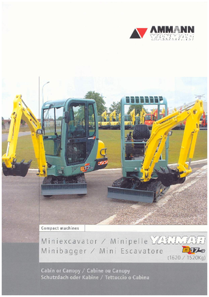 Miniexcavadoras Yanmar B 17-3