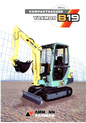 Miniexcavadoras Yanmar B 19