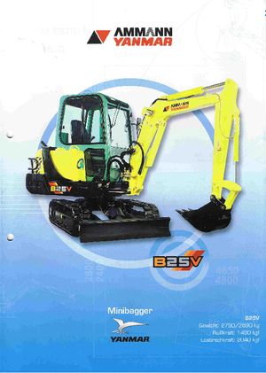 Miniexcavadoras Yanmar B 25 V