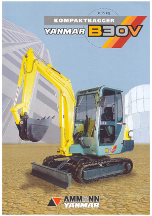 Miniexcavadoras Yanmar B 30 V