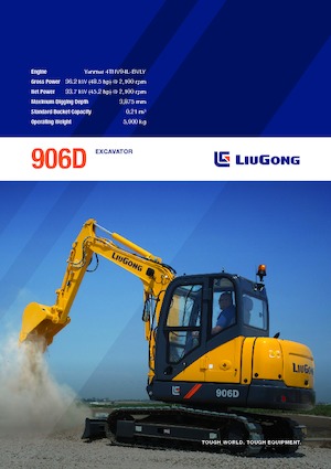 Miniexcavadoras Liugong 906D 