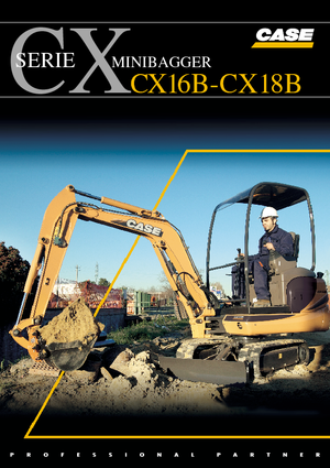 Miniexcavadoras Case CX 18 B